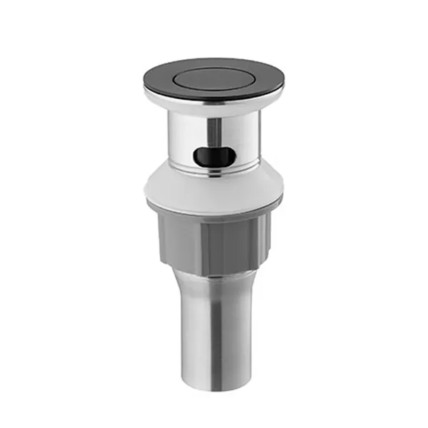 Stainless Steel Flip Drain with Overflow & Anti-Clogging Basket