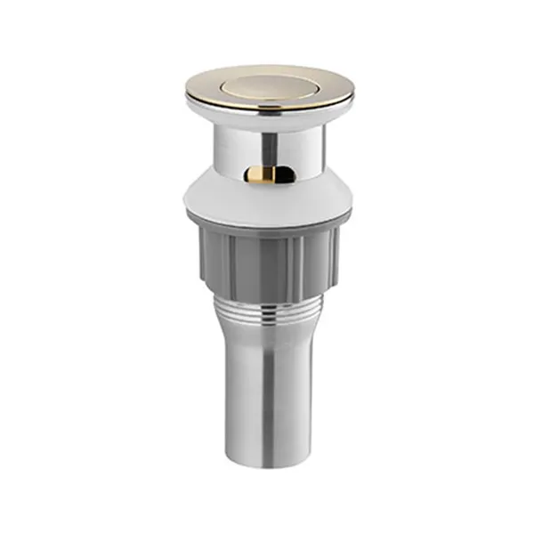 Stainless Steel Flip Drain with Overflow & Anti-Clogging Basket