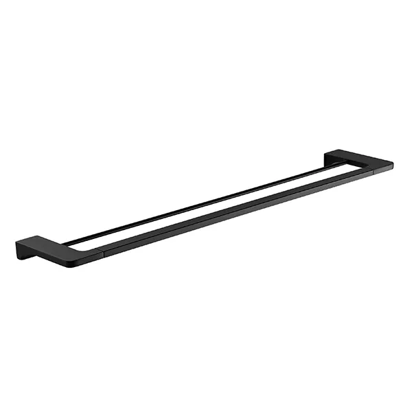 Black Coating Stainless Steel Double Towel Bar