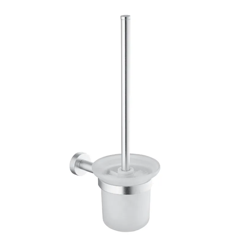 Space Aluminum Toilet Brush Set
